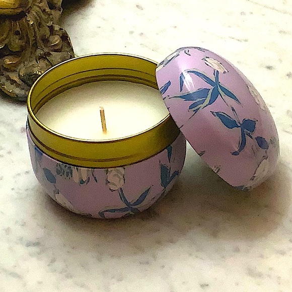 SUSAN JACOBS NEW YORK CANDLE “LAVENDER POMELO” NEW 1 WICK METAL TIN 5.6oz - Picture 3 of 4